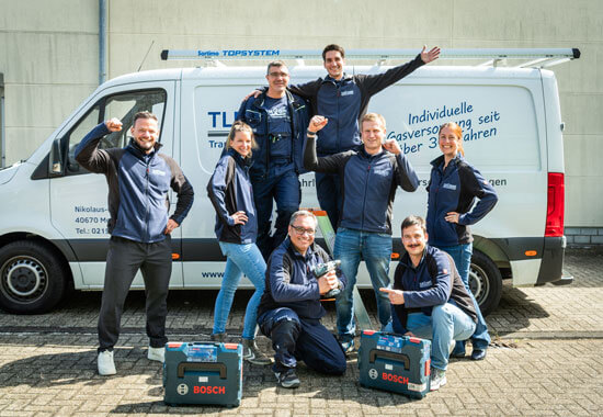 TLM Gasversorung - Teambild